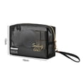 thumbnail image 5 of Mesh Visible Cosmetic Bag, Double Zippers with Handle Storage Bag,Large Capacity Portable Travel Mesh Makeup Bag, 5 of 7