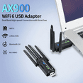 thumbnail image 2 of Antenas Externas BT 5.4 Doble Banda 900Mbps Windows Belug  Negra, 2 of 5