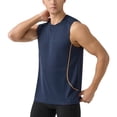 thumbnail image 2 of Yaoyar Sleeveless Workout Shirts for Men Moisture Wicking,Athletic Running Tank Top Quick Dry Gym Tanks, 2 of 5