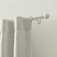 thumbnail image 4 of Threadmade Farmhouse Ball Curtain Rod, White - 32"W x 78"L, 4 of 6