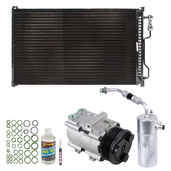 A/C Kit w/ AC Compressor Condenser Drier For Early 1997 Ford Expedition - BuyAutoParts