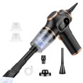 thumbnail image 1 of Aspiradora Inalámbrica para Coche, Electrodoméstico para el Hogar, Sofá, Oficina, Máquina de Limpieza de Alta Potencia, Mini Aspiradora, Limpiadora de Alfombras, Color Negro, 1 of 5