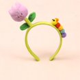 thumbnail image 6 of Bradem Cute Flower Headbands Novelty Spa Headband Funny Headbands Cute Flower for Kids Cute Flower Headband Caterpillar Red Flower Holiday Birthday Cute Flower Headband Children's Creative and Fun, 6 of 7