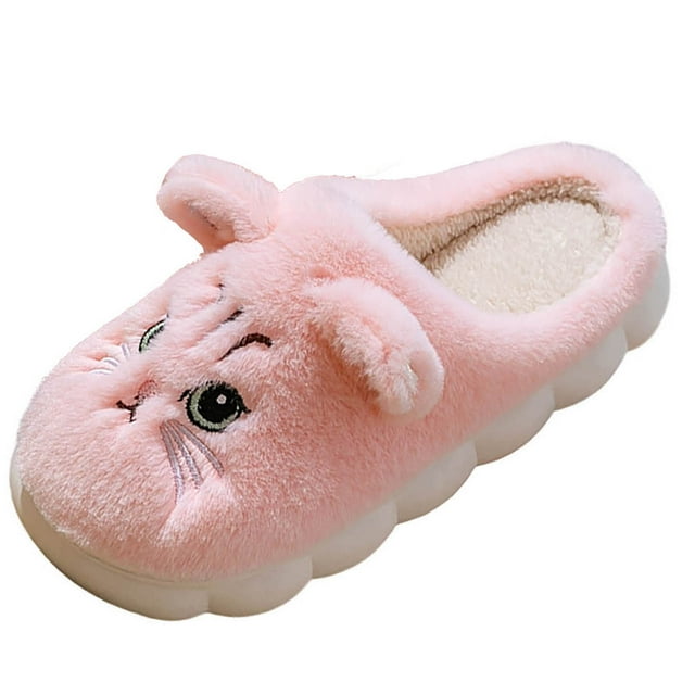 Pantoufles Roses pour Femmes à Enfiler avec Semelle Souple pour un Style Décontracté et Confortable