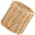 thumbnail image 4 of Portalápices redondo de ratán sintético tejido, contenedor de lápices de escritorio, 4 of 7