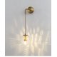 thumbnail image 1 of Lámpara de pared de noche de cobre de lujo con luz posmoderna, lámpara de pared decorativa creativa para pasillo de pared con fondo de personalidad para hotel, 1 of 6