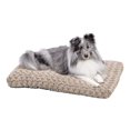 thumbnail image 1 of Cama para mascotas, cama de lujo para perros y gatos, ideal para jaulas de perros, lavable a máquina y apto para secadora, Mocha, 76.2 cm, 1 of 6