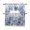 Off-White, variant on Modern Country Kitchen Swag Valances for Windows, Abstract Global Landmarks Blue Swag Valances Curtains for Living Room, Rod Pocket Window Treatments for Bathroom, Bedroom, Cafe, 56"x36"