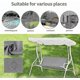 thumbnail image 2 of Weatherproof 600D Ox Fabric Swing Seat Replacement Cover for Outdoor Use, 2 of 4