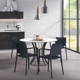 thumbnail image 6 of WRGHOME Garden Modern Outdoor/Indoor Plastic Resin Stacking Patio Dining Chairs (Set of 2) - BLACK, 6 of 6