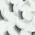 thumbnail image 4 of False Eyelashes Lashes Natural Look Thick Short 3D Faux Mink Lashes Strip 10mm Reusable Soft Wispy Lashes Pack Vegan Natural Lashes 10 Pairs(Natural Short lashes), 4 of 10