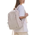 thumbnail image 2 of Gustave Nylon Backpack Purse for Women Multi-Pocket Lightweight 14" Laptop Travel Backpack Casual Daypack for Daily Work College(White), 2 of 8