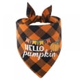 thumbnail image 1 of Thanksgiving/Halloween Polyester Dog Bandana Triangle Bib - Small & Medium Pets, 1 of 3
