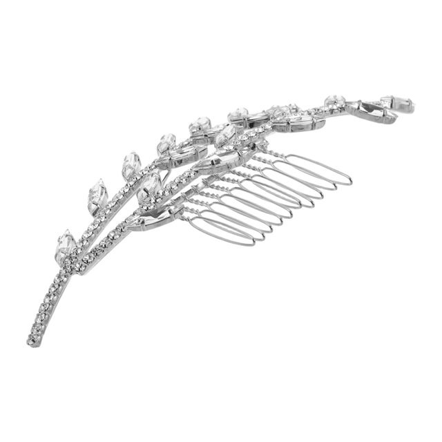 unbranded Accesorio Para De Novia Peine Con Y Ligero Para Eventos Especiales