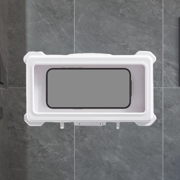 Caja de teléfono de ducha impermeable, caja de teléfono de ducha, colgante de pared, caja de teléfono móvil impermeable de baño, para baño de bañera