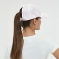 thumbnail image 7 of Family Matching Ponytail Baseball Hats Mother Daughter Baseball Cap Ponytail Bun Back Bundle, 7 of 7