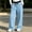 Blue, variant on Tdoqot Girls Sweatpants with Pockets- Wide Leg Elastic Waist Casual Baggy Athletic Pants Pink Size 5-14