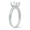 thumbnail image 2 of 925 Sterling Silver Princess-cut Diamond CZ Ring, 2 of 2