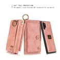 thumbnail image 6 of Galaxy Note 10 Plus Wallet Case, Alleytech Girls Women Magnets Detachable Zipper Wallet Case Cover PU Leather Folio Flip Holster Carrying Case Card Holder for Samsung Galaxy Note 10 Pro 2019, Pink, 6 of 9