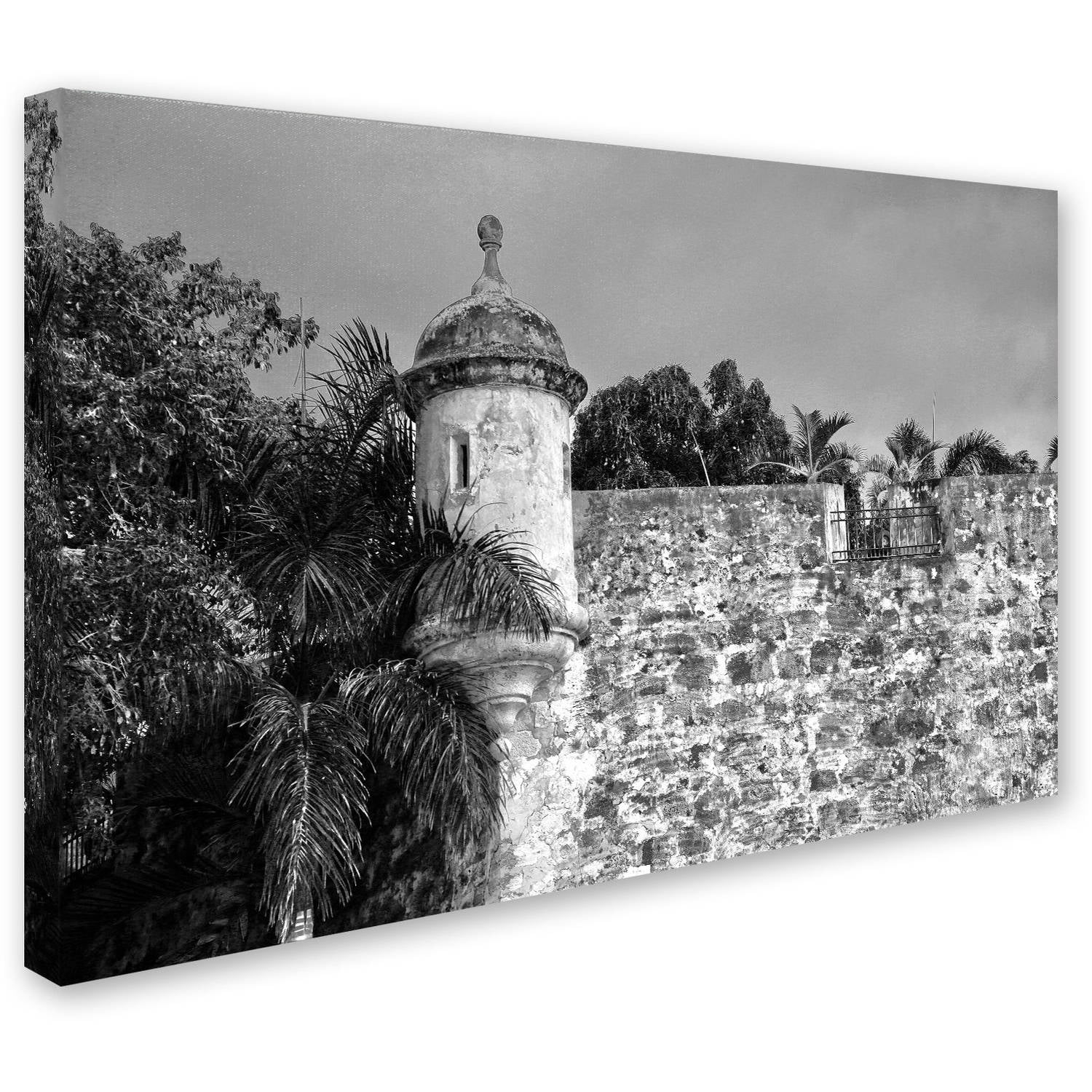 Trademark Fine Art "Castillo de San Felipe del Morro 3" Canvas Art by CATeyes