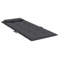 thumbnail image 3 of vidaXL Highback Chair Cushions 4 pcs Anthracite Oxford Fabric, 3 of 5