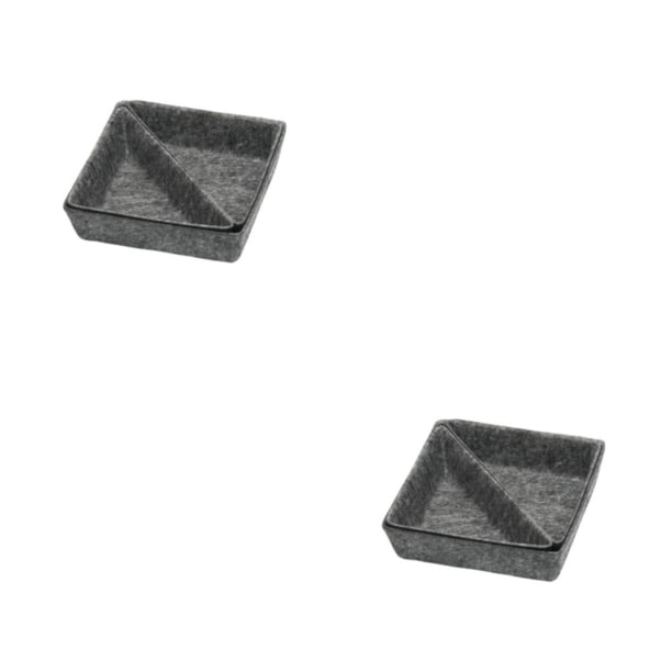 Caja de almacenamiento Bewildely para llaves de casa y bolígrafos Gris oscuro 2Conjunto