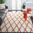 thumbnail image 2 of SAFAVIEH Kenya London Geometric Area Rug, Ivory/Terracotta, 6' x 9', 2 of 12