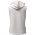 thumbnail image 2 of Chaleco George Talla G Polar con Capucha Blanco, 2 of 4