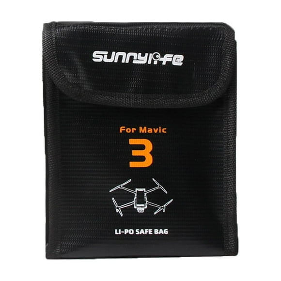 Sac Anti-Explosion pour Batterie Mavic 3 Sac de Rangement pour Batterie Lithium Sac Protecteur Ignifuge Caméra d'Action 4k Caméra d'Action pour Enfants avec Bâton de Stabilisation Ciel avec Caméra pour Adultes 4k Petit avec