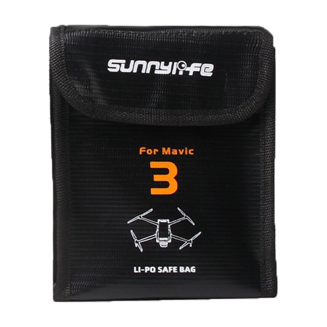 Pour Mavic 3 Sac de Rangement pour Batterie Antidéflagrant Sac Protecteur Ignifuge