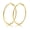 Gold-40mm, variant on VEEDOFA Gold Plated Hoop Earrings for Women, 14K Gold Plated, Lightweight Hypoallergenic Earrings 40mm
