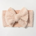 thumbnail image 4 of REDARER Baby & Toddler Soft Fuzzy Bow Headband, Solid Color Stretchy Hair Band for Newborns,0-36 Months, 4 of 4