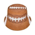 thumbnail image 5 of FADAACAI Funny American Football Bucket Hat Summer Unisex Reversible Print Bucket Hat Womens Bucket Hat Fishing & Beach Hat Wide Brim Hats for Men Brown Clearance！, 5 of 7