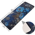 thumbnail image 3 of Coolnut Magic Flowers Area Rug - 2' x 6' Washable Runner Rugs with Rubber Backing - Non Skid Floor Carpet for Indoor Living Room Hallway Kitchen Home Decor Gifts, 3 of 7