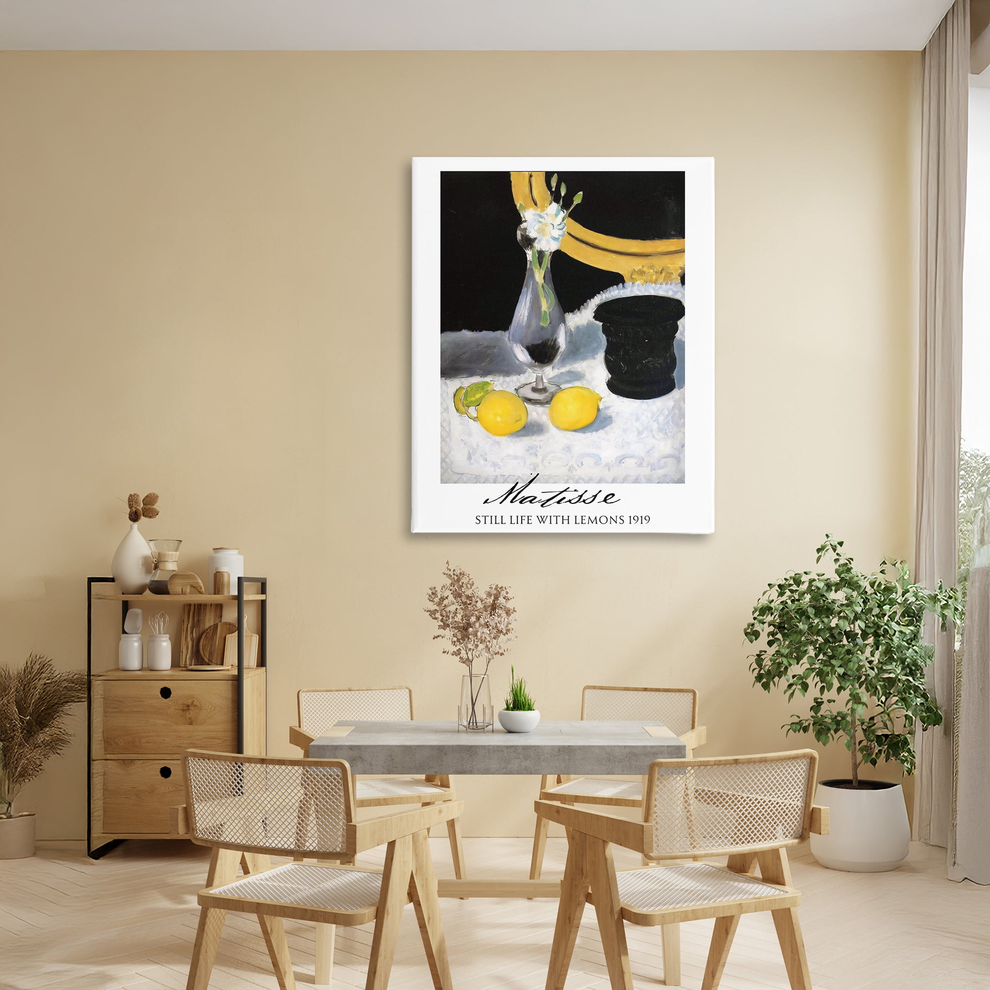 Stupell Industries Matisse Still Life Lemons Canvas Wall Art, design by Vintage Hustle