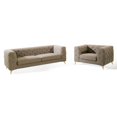 thumbnail image 7 of Chic Home Carlyle Sofa Linen Textured Upholstery Plush Tufted, 7 of 7