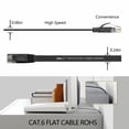 thumbnail image 4 of Cable Ethernet Jadaol Cat 6 de 15 m para exteriores e interiores, 10 Gbps, negro, 4 of 8
