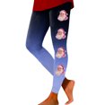 thumbnail image 1 of Zhanying Leggings de Noël pour Femmes Vert Légers Lisses Sans Boulochage Leggings Noirs et Rouges Bleu G, 1 of 6