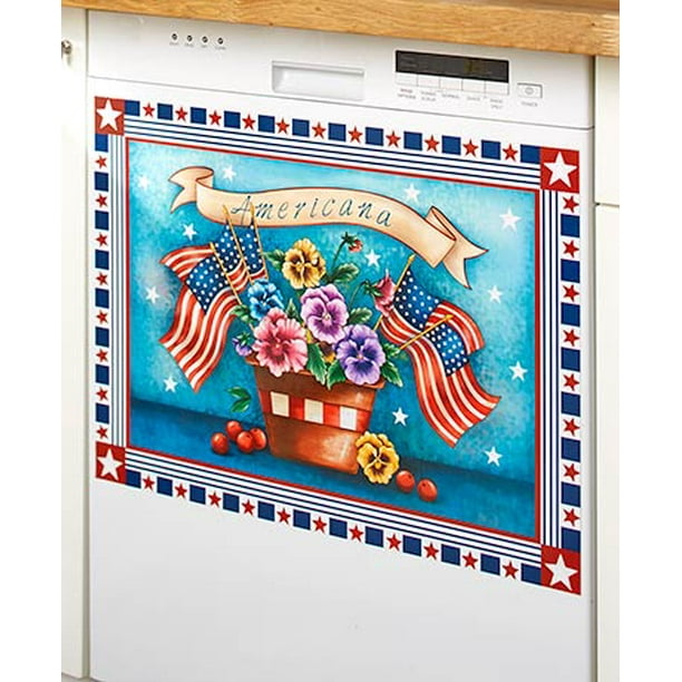 Set of 4 Spring Seasonal Dishwasher