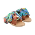 thumbnail image 1 of Sandalia De Piso Para Mujer Color Tan Y Listón Multicolor Platonia  AMANDA-03-TAN, 1 of 5
