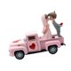 thumbnail image 4 of Decoración de camioneta vintage para el Día de San Valentín, modelo de camioneta, escritorio para el hogar con puertas que se abren. Estilo C, 4 of 9