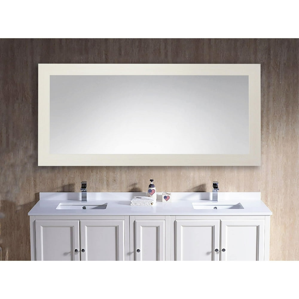 Rayne Mirrors U.S. Made Arctic Ivory Large Vanity Mirror