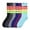 Rainbow, variant on Women's Patterned Crew Socks, 3-Pack, Rainbow Stripe, Size 9-11