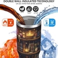 thumbnail image 4 of 1pc Book Lover 30oz Tumbler with Straw & Handle - Insulated Stainless Steel Cup | Holiday Gift for Man Women (Christmas, Valentine's, Birthday), 4 of 7