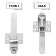 thumbnail image 3 of HOOWIFFY 1Set Universal Refrigerator Door Handle Replacement Zinc Alloy Durable Silver Cooler Handle for Home, 3 of 8