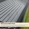 thumbnail image 4 of Acekid 10x15'Outdoor Carport, Heavy-Duty Metal Carport,Metal Carport with Galvanized Steel Roof and Frame,Upgraded Extra Large Metal Garage for Pickup,Car,Boatand Tractors,Trucks, 4 of 7