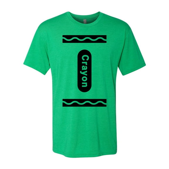 Wild Bobby Black Crayon Costume Men Premium Tri Blend Tee