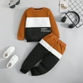 thumbnail image 2 of ASFGIMUJ Toddler Baby Boys Long Sleeve Prints Tops And Pants Child Kids Clothes 2PCS Set&Outfits, 2 of 6