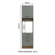 thumbnail image 2 of Mueble Para Horno Y Microondas Madesa Agata 60cm MG, 2 of 10