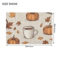 thumbnail image 4 of Yayeee Bath Rug for Bathroom Floor Non Slip Rectangle Fluffy Soft Absorbent Mat, 16"x24", Fall Pumpkin Pattern, 4 of 7